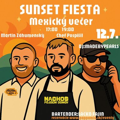 Sunset fiesta - Mexický večer