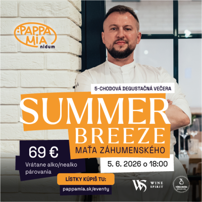 Degustačná večera - Summer Breeze