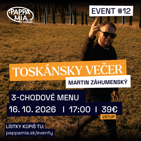 Toskánsky večer: Martin Záhumenský