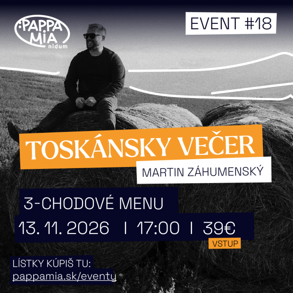 Toskánsky večer. Martin Záhumenský